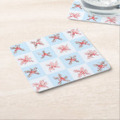 Obst, das mich an den Winter erinnert Rechteckiger Pappuntersetzer (angewinkelt)