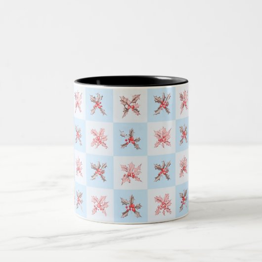 Obst, das mich an den Winter erinnert Zweifarbige Tasse (Mittel)