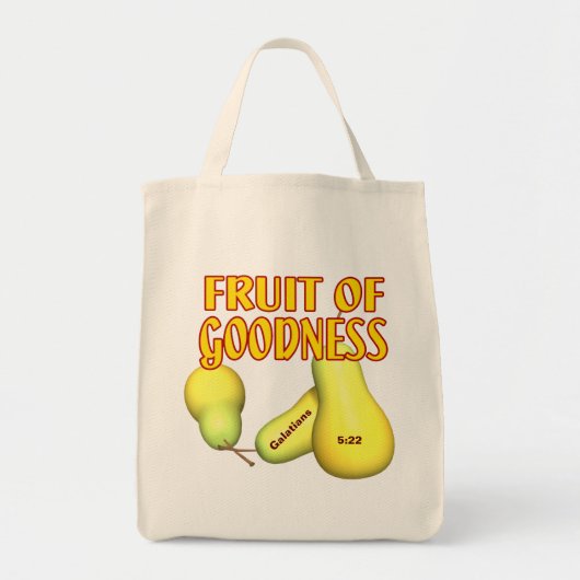 Obst der Güte Tragetasche (Vorne)