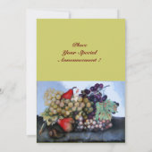 OBST DER JAHRE 1 - KUPPEN UND FARBEN ANKÜNDIGUNG (Rückseite)