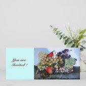 OBST DER JAHRE 1 - KUPPEN UND FARBEN EINLADUNG (Stehend Vorderseite)