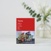 OBST DER JAHRE 1 - KUPPEN UND FARBEN VISITENKARTE (Stehend Vorderseite)