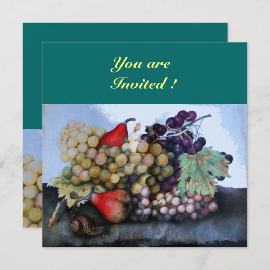 OBST DER SAISON 1 EINLADUNG (Vorne/Hinten)