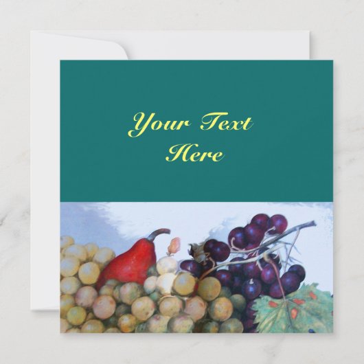 OBST DER SAISON 1 EINLADUNG (Rückseite)