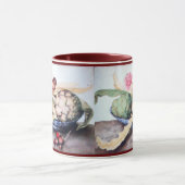 OBST DER SAISON 4- KÜNSTLER, ROSE & STRAWBERRIES TASSE (Zentrum)