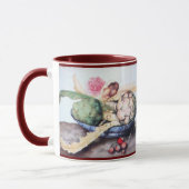 OBST DER SAISON 4- KÜNSTLER, ROSE & STRAWBERRIES TASSE (Links)