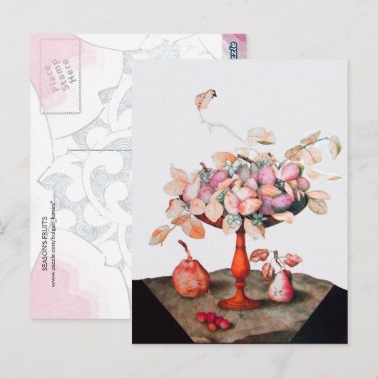 OBST DER SAISON 5 POSTKARTE (Vorne/Hinten)