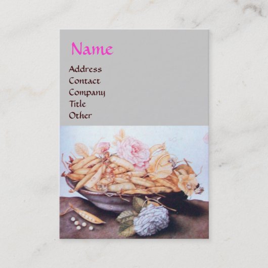 OBST DER SAISON 6 - BÄNE UND ROSE VISITENKARTE (Vorderseite)