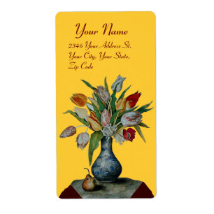 OBST DER SAISON - TULIPS, gelb orange