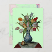 OBST DER SAISON - TULIPS POSTKARTE (Vorne/Hinten)