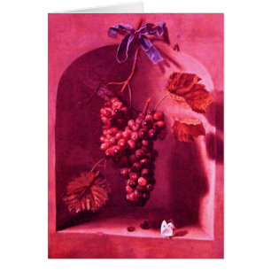 OBST DER SAISON - WOHLSTAND braun fuchsienrosa rot