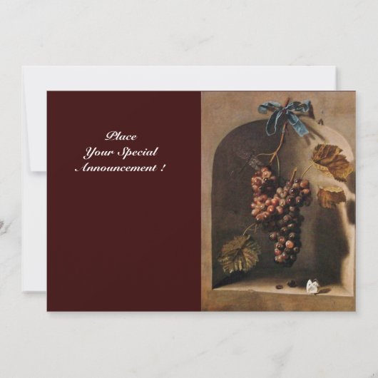 OBST DER SAISON - WOHLSTAND, gelb-braun Ankündigung (Rückseite)