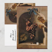 OBST DER SAISON - WOHLSTAND, gelb-braun Ankündigung (Vorne/Hinten)