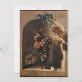 OBST DER SAISON - WOHLSTAND, gelb-braun Einladung (Vorderseite)