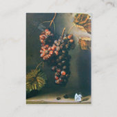OBST DER SAISON - WOHLSTAND, grün Visitenkarte (Rückseite)