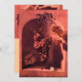 OBST DER SAISON - WOHLSTAND, rosa braun Ankündigung (Vorne/Hinten)