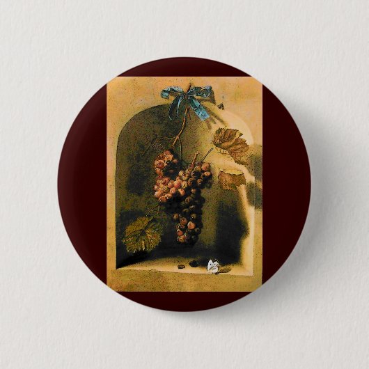 OBST DER SAISON - WOHLSTAND TRAGED GRAPES Rustikal Button (Vorderseite)