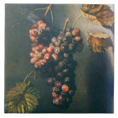 OBST DER SAISON - WOHLSTAND TRAGED GRAPES Rustikal Fliese (Vorderseite)