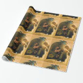 OBST DER SAISON - WOHLSTAND TRAGED GRAPES Rustikal Geschenkpapier (Ungerollt)