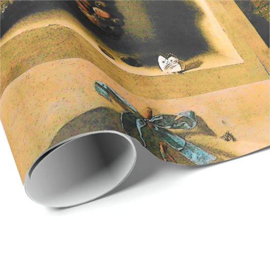 OBST DER SAISON - WOHLSTAND TRAGED GRAPES Rustikal Geschenkpapier (Rolleneckpunkt)