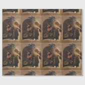 OBST DER SAISON - WOHLSTAND TRAGED GRAPES Rustikal Geschenkpapier (Flach)