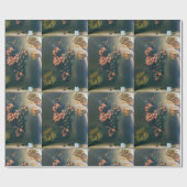 OBST DER SAISON - WOHLSTAND TRAGED GRAPES Rustikal Geschenkpapier (Flach)