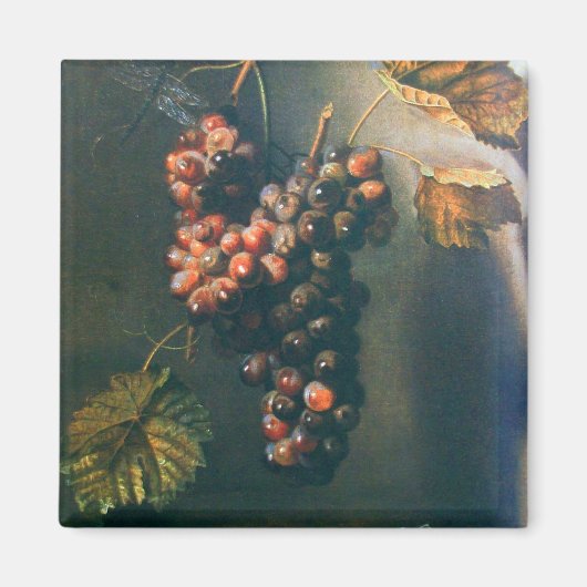OBST DER SAISON - WOHLSTAND TRAGED GRAPES Rustikal Magnet (Vorne)