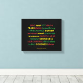 OBST DER SPIRITEN Galatianer Christlich Hebräisch Leinwanddruck (Insitu (Holzboden))