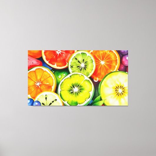 OBST DES LEBENS 8 LEINWANDDRUCK (Vorderseite)