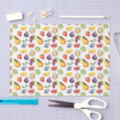 Obst (Design 48 Gelb/Orange Serie) Seidenpapier (Handwerk)