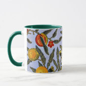 Obst, ein William-Morris-Muster, Tasse (Links)