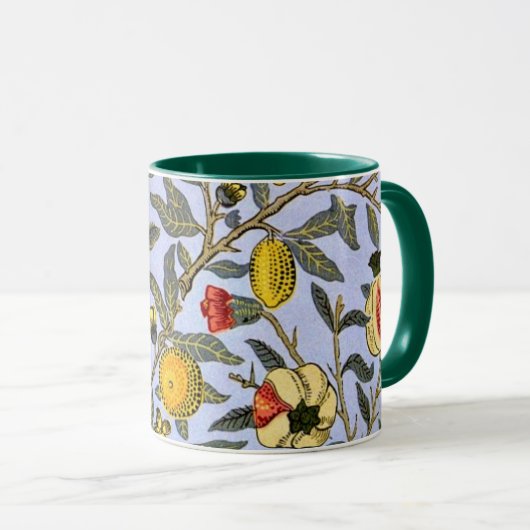 Obst, ein William-Morris-Muster, Tasse (VorderseiteRechts)