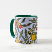 Obst, ein William-Morris-Muster, Tasse (Vorderseite Links)