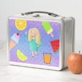 Obst Eiscreme Juice Girly Metall Brotdose (Beispiel)