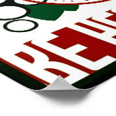 Obst essen - gesund sein - WPA-Plakat - Werbeaktio Poster (Ecke)