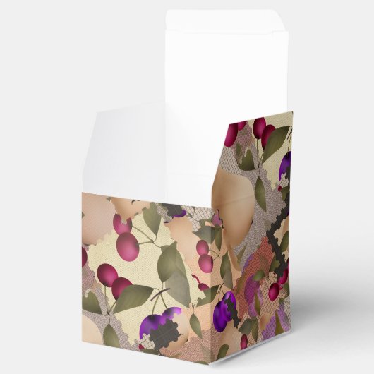 Obst, Flickwerk Geschenkschachtel (Geöffnet)