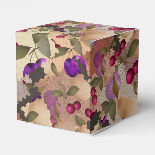 Obst, Flickwerk Geschenkschachtel (Rückseite)