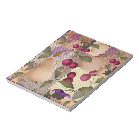 Obst, Flickwerk Notizblock (Rotiert)