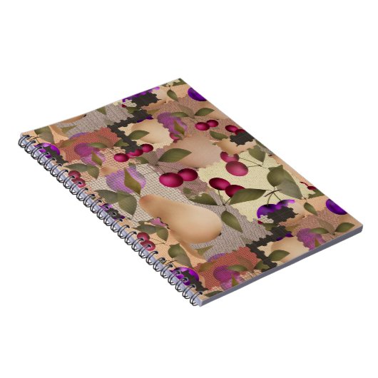 Obst, Flickwerk Notizblock (Rechte Seite)