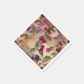 Obst, Flickwerk Serviette (Ecke)