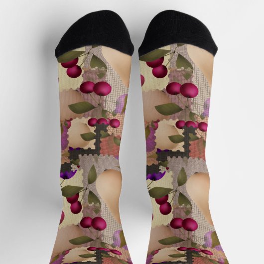 Obst, Flickwerk Socken (Oben)