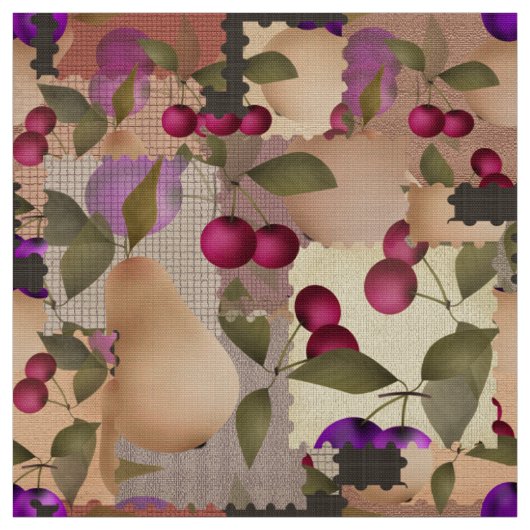Obst, Flickwerk Stoff (Muster)