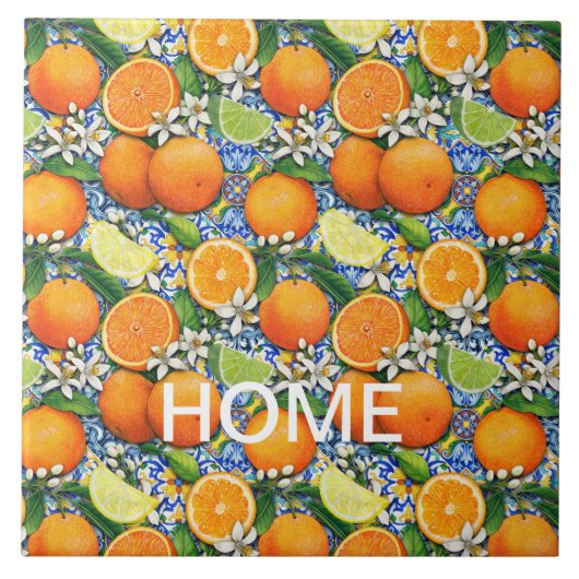 Obst Fliese (Vorderseite)