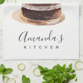 OBST FLORALKAKE PATISSERIE CUPCAKE KOCH BAKERIE GESCHIRRTUCH (Gefaltet)