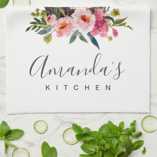 OBST FLORALKAKE PATISSERIE CUPCAKE KOCH BAKERIE GESCHIRRTUCH (Gefaltet)