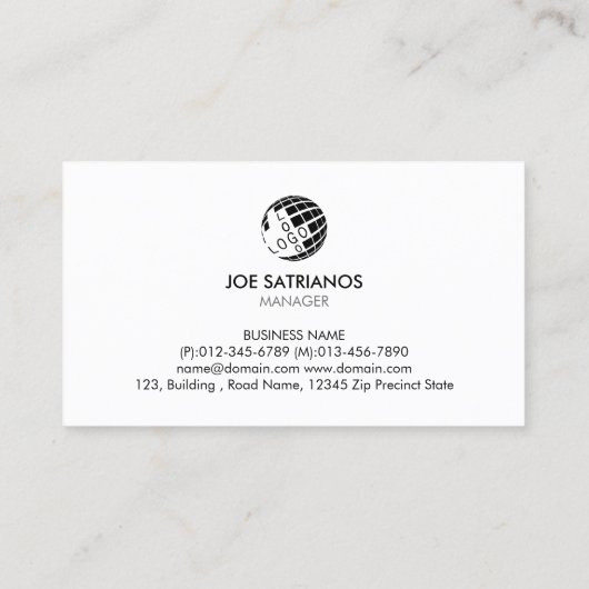 Obst Frischkost Visitenkarte (Rückseite)