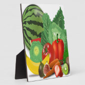 Obst Gemüse Artischocken Banane Fotoplatte (Seite)