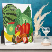 Obst Gemüse Artischocken Banane Fotoplatte (Seite)