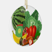 Obst Gemüse Artischocken Banane Keramik Ornament (Rechts)