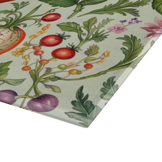 Obst, Gemüse, Blume Schneidebrett (Ecke)